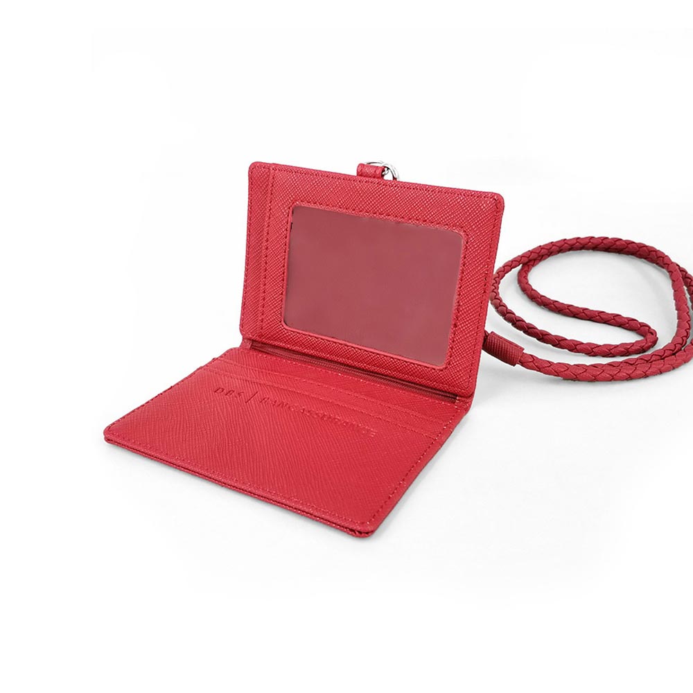 PU Card Holder with Lanyard